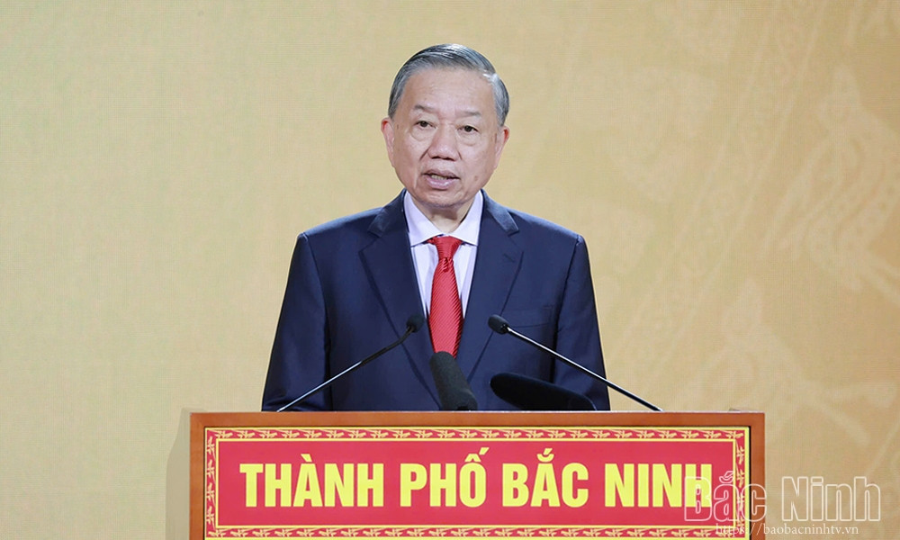 ảnh 1, Tổng Bí thư phát biểu tại buổi Lễ