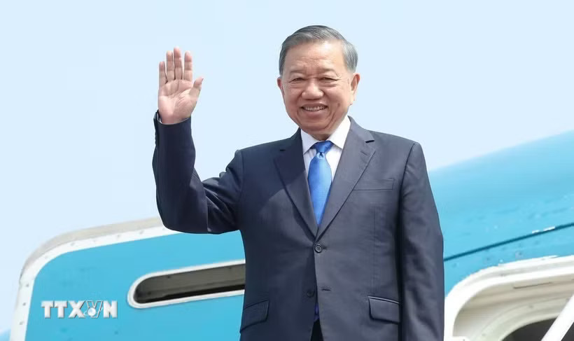 Tổng Bí thư, Chủ tịch nước Tô Lâm lên đường dự Phiên thảo luận cấp cao Đại Hội đồng Liên hợp quốc Khóa 81, hoạt động song phương tại Hoa Kỳ và thăm cấp Nhà nước Canada. (Ảnh: Thống Nhất/TTXVN)