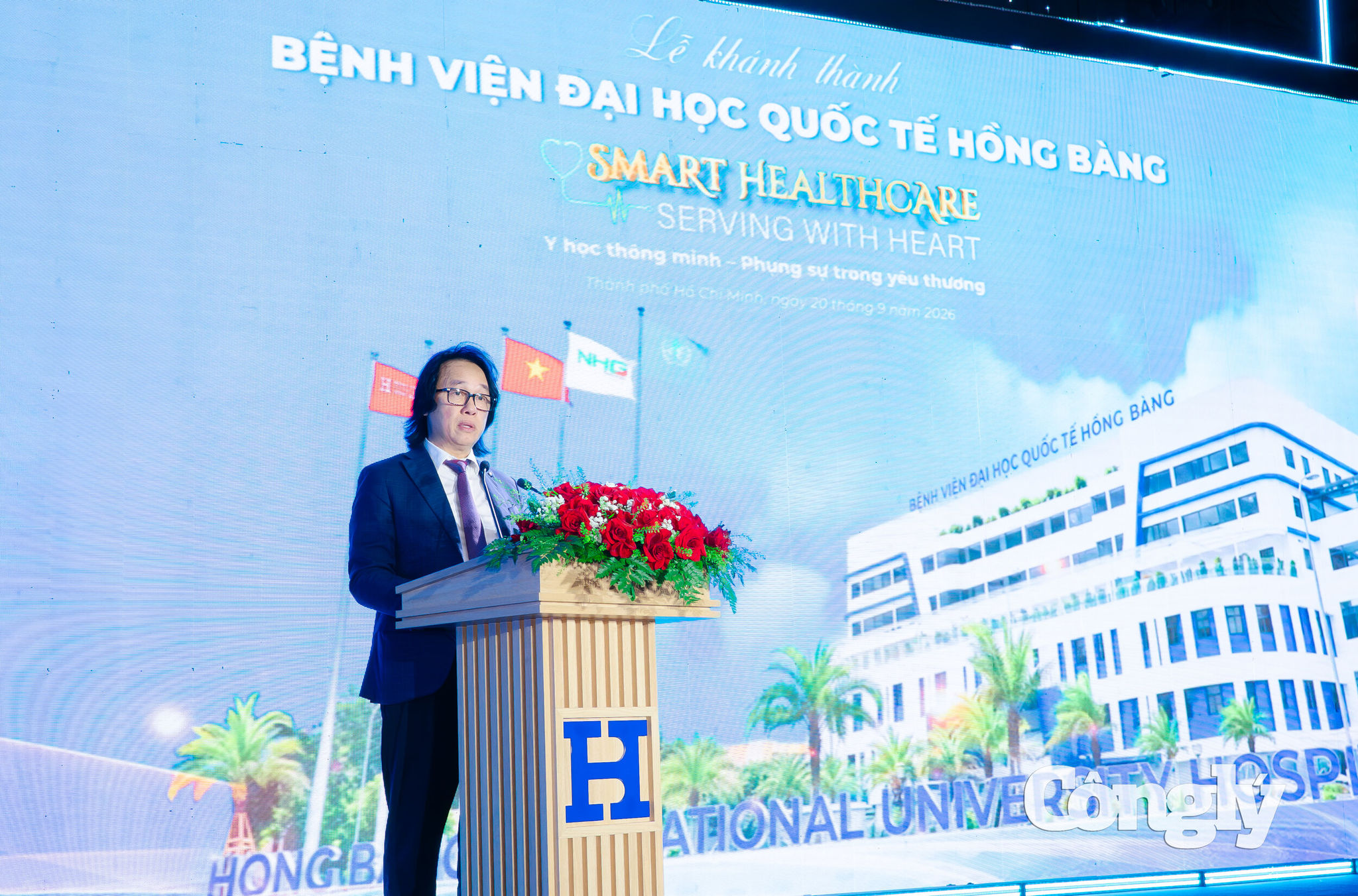 Ông Hoàng Quốc Việt - Chủ tịch, kiêm Tổng giám đốc Tập đoàn Nguyễn Hoàng (NHG) khẳng định bệnh viện đặt chất lượng và niềm tin lên hàng đầu.