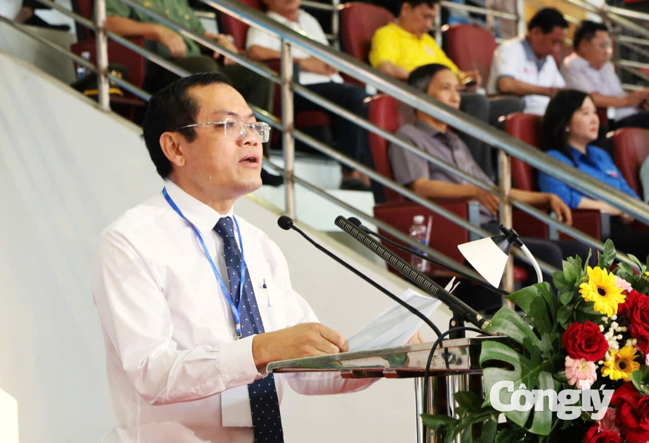 Ông Ngô Vũ Thăng - Phó Chủ tịch UBND tỉnh Cà Mau phát biểu khai mạc
