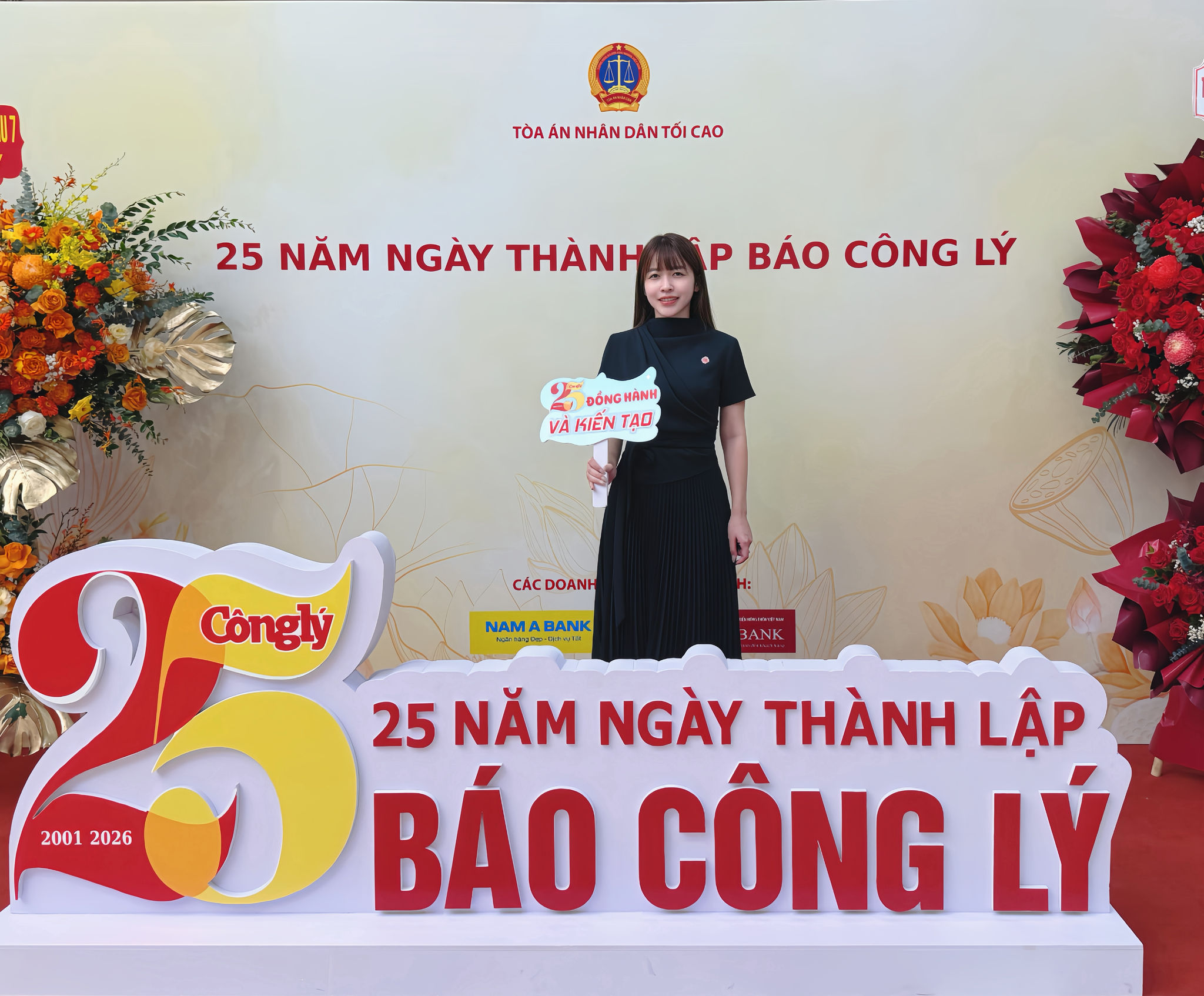 Đại diện doanh nghiệp tới dự Lễ kỷ niệm 25 năm thành Báo Công lý