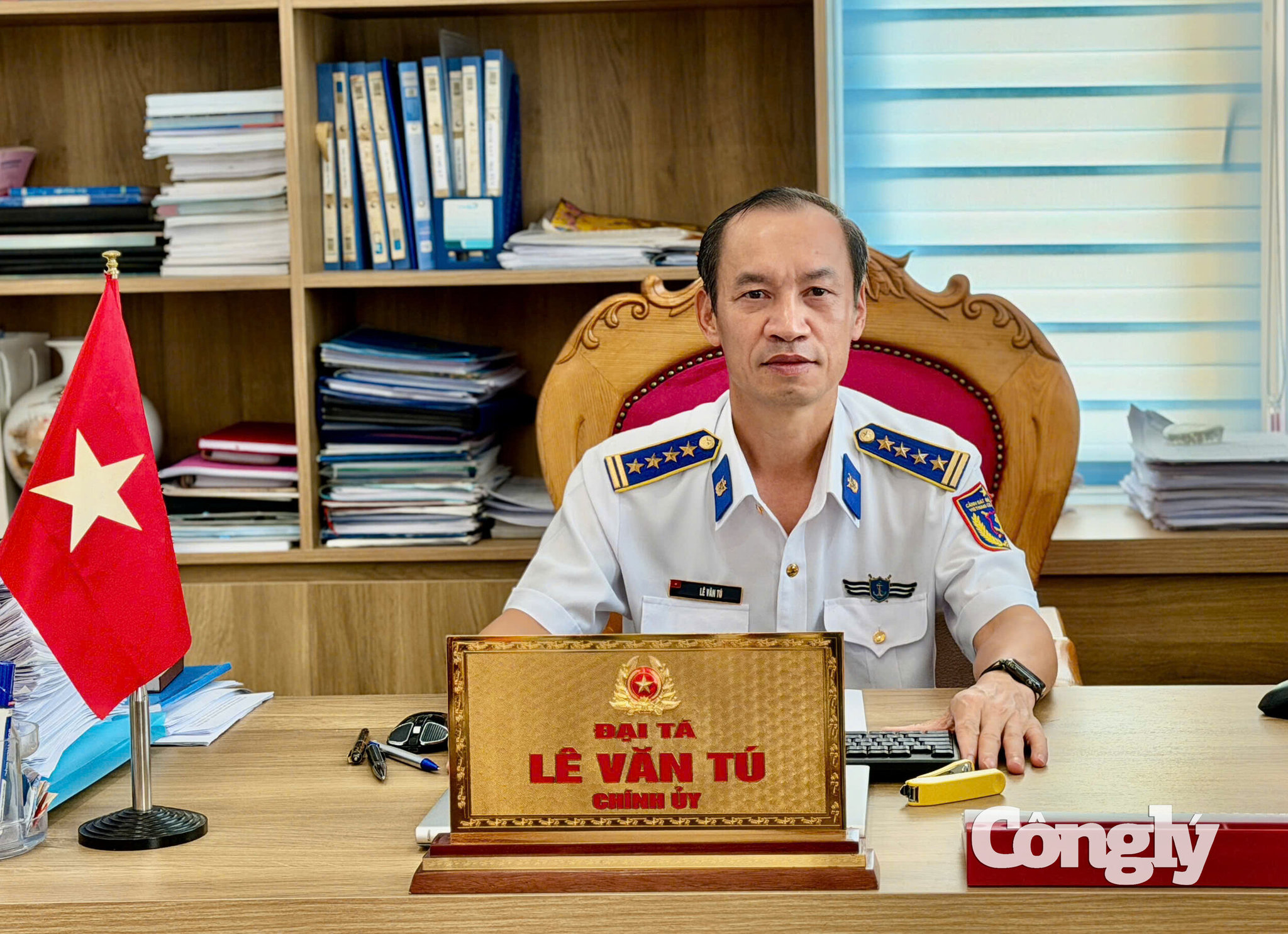 Đại tá Lê Văn Tú, Chính ủy BTL Vùng Cảnh sát biển 3