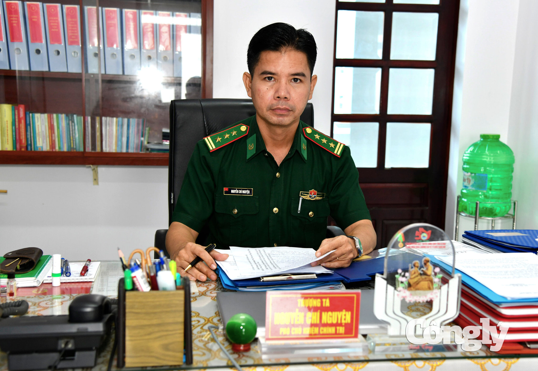 Thượng tá Nguyễn Chí Nguyện, Phó Chủ nhiệm Chính trị, Ban Chỉ huy BĐBP tỉnh Cà Mau