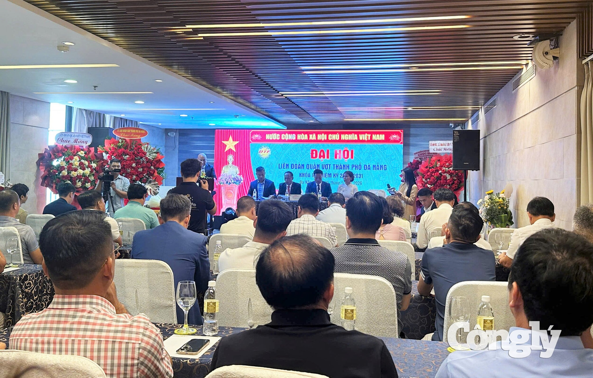 Quang cảnh Đại hội Liên đoàn Quần vợt TP. Đà Nẵng.