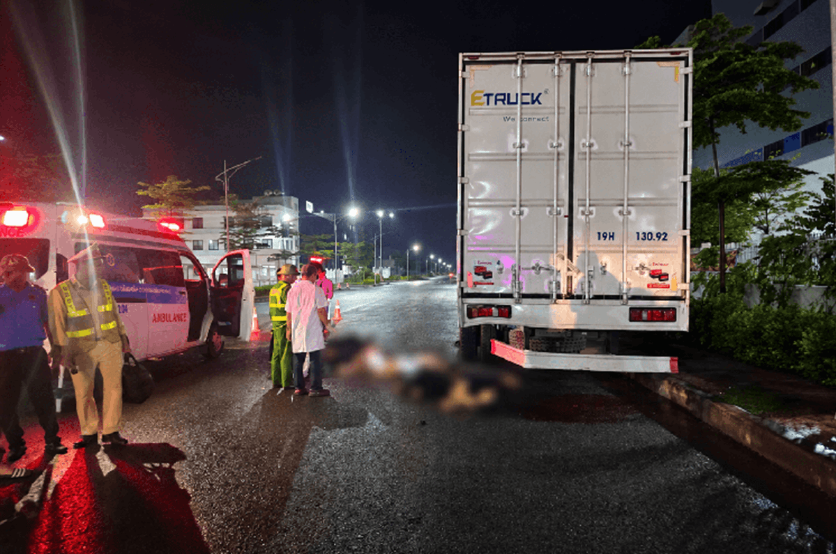 tai nạn tại khu công nghiệp An Dương