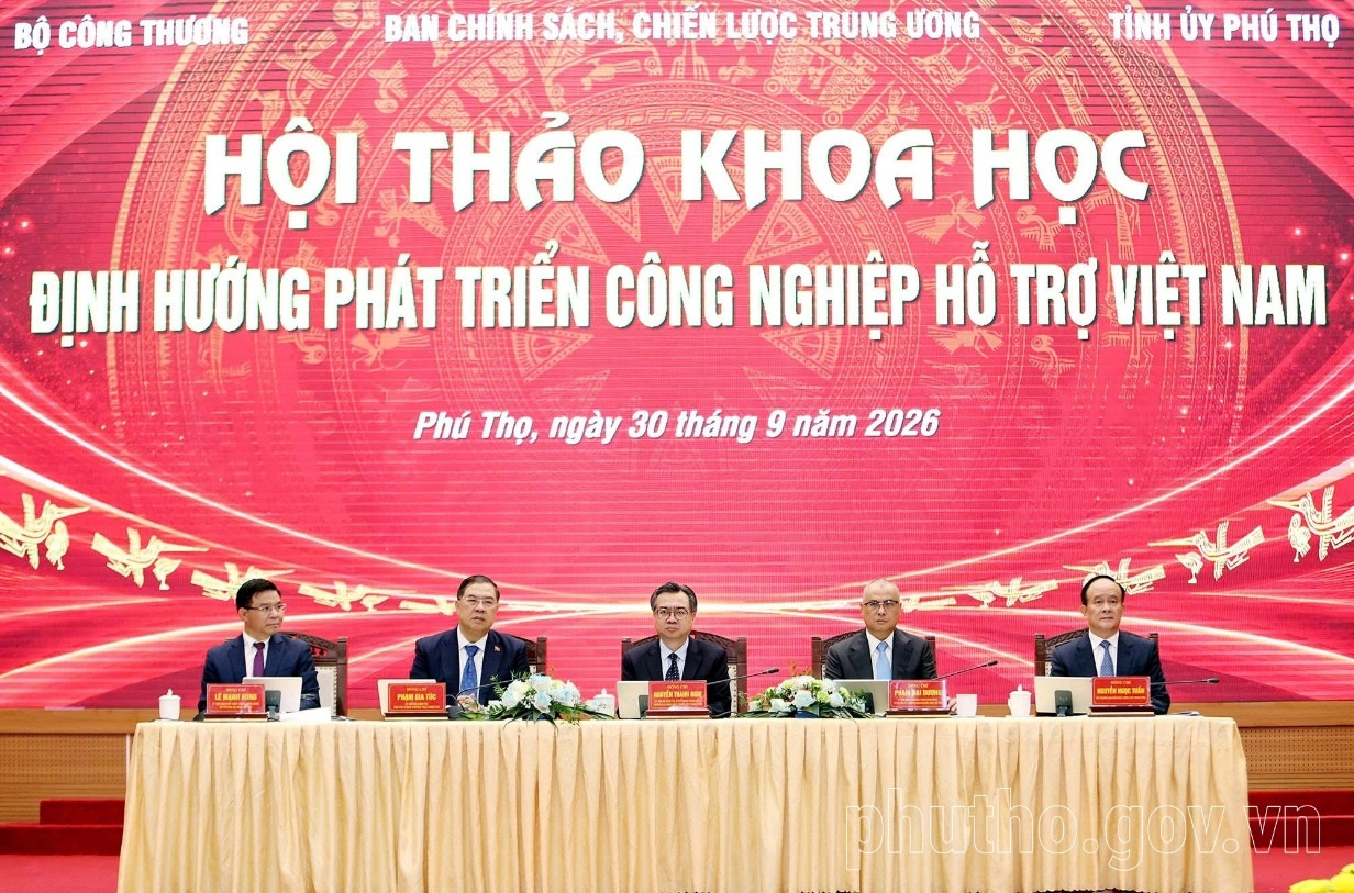 Các đồng chí chủ trì Hội thảo