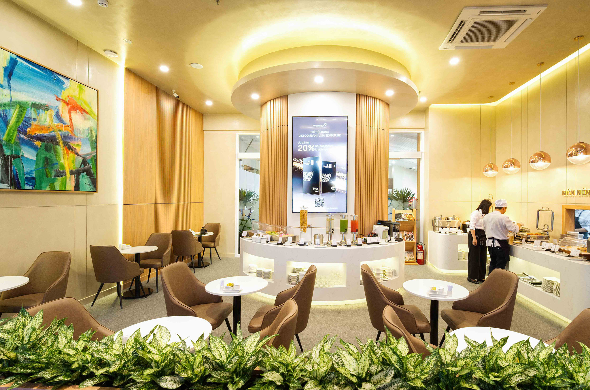 Khai truong Vietcombank Priority Lounge Cam Ranh (2)
