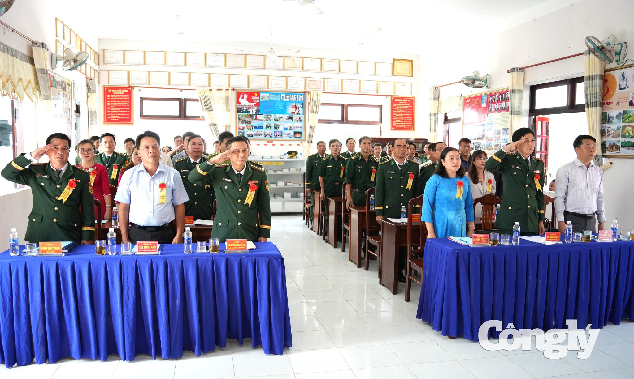 Đồn Biên phòng Rạch Gốc long tổ chức kỷ niệm 50 năm ngày truyền thống