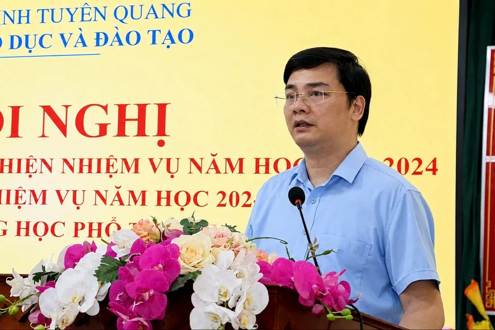 Ông Vũ Đình Hưng, Giám đốc Sở Giáo dục và Đào tạo tỉnh Tuyên Quang