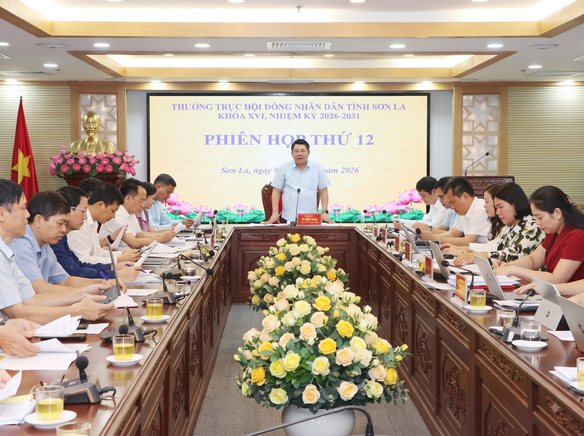 Phiên họp thứ 12 Thường trực HĐND tỉnh Sơn La khóa XVI, nhiệm kỳ 2026-2031.