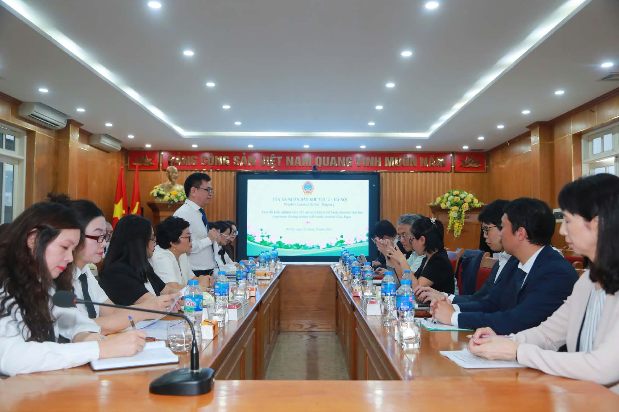 Toàn cảnh buổi làm vc