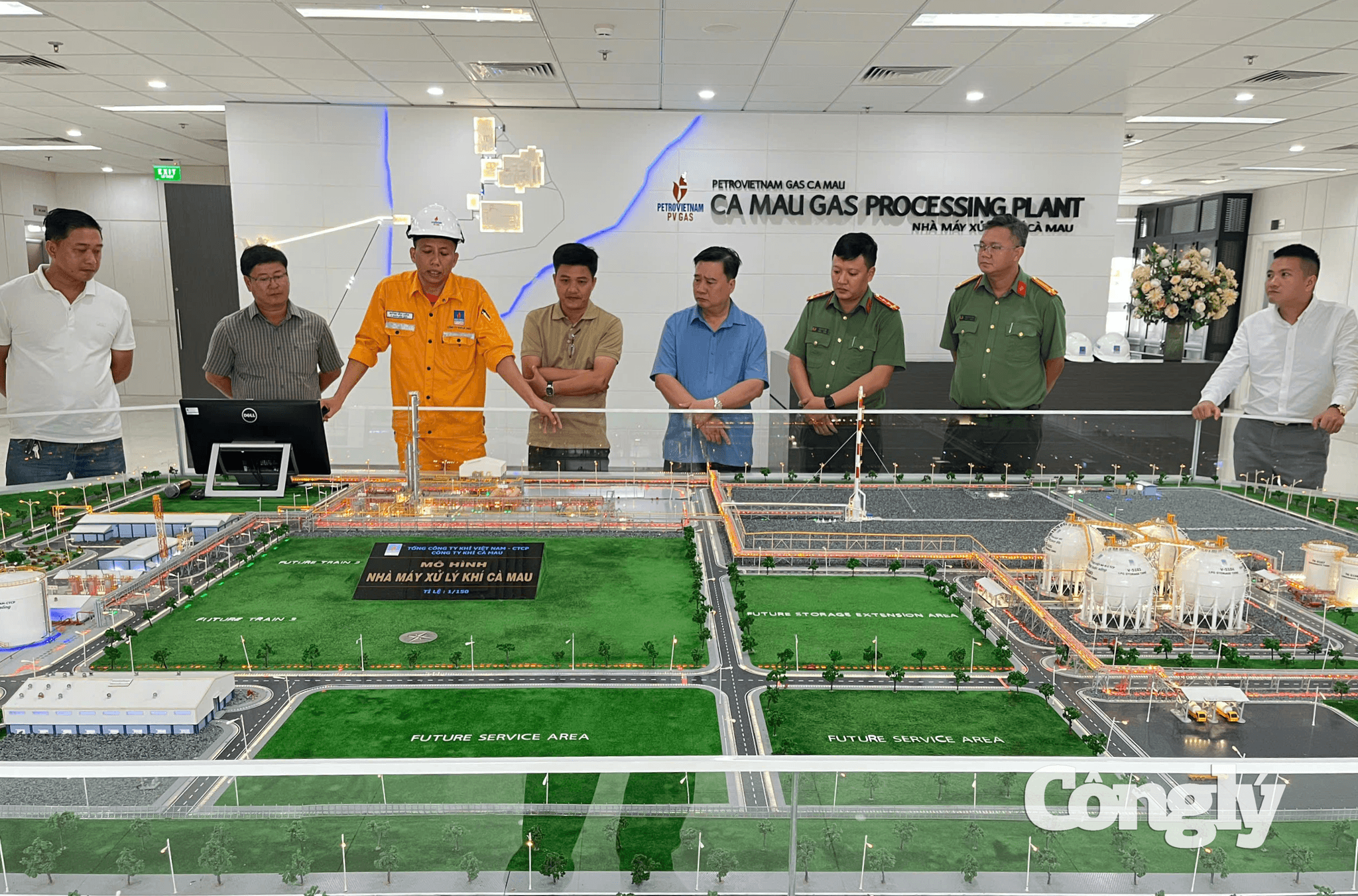 Lực lượng Công an tăng cường phối hợp, bảo đảm an toàn Cụm công nghiệp Khí - Điện - Đạm