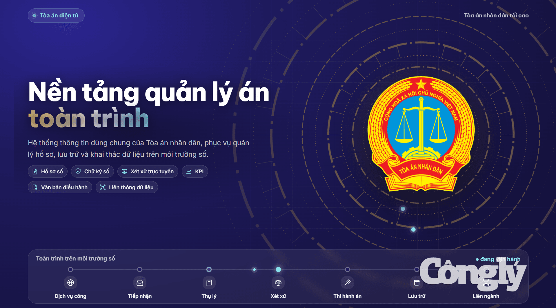 quản lý án toàn trình