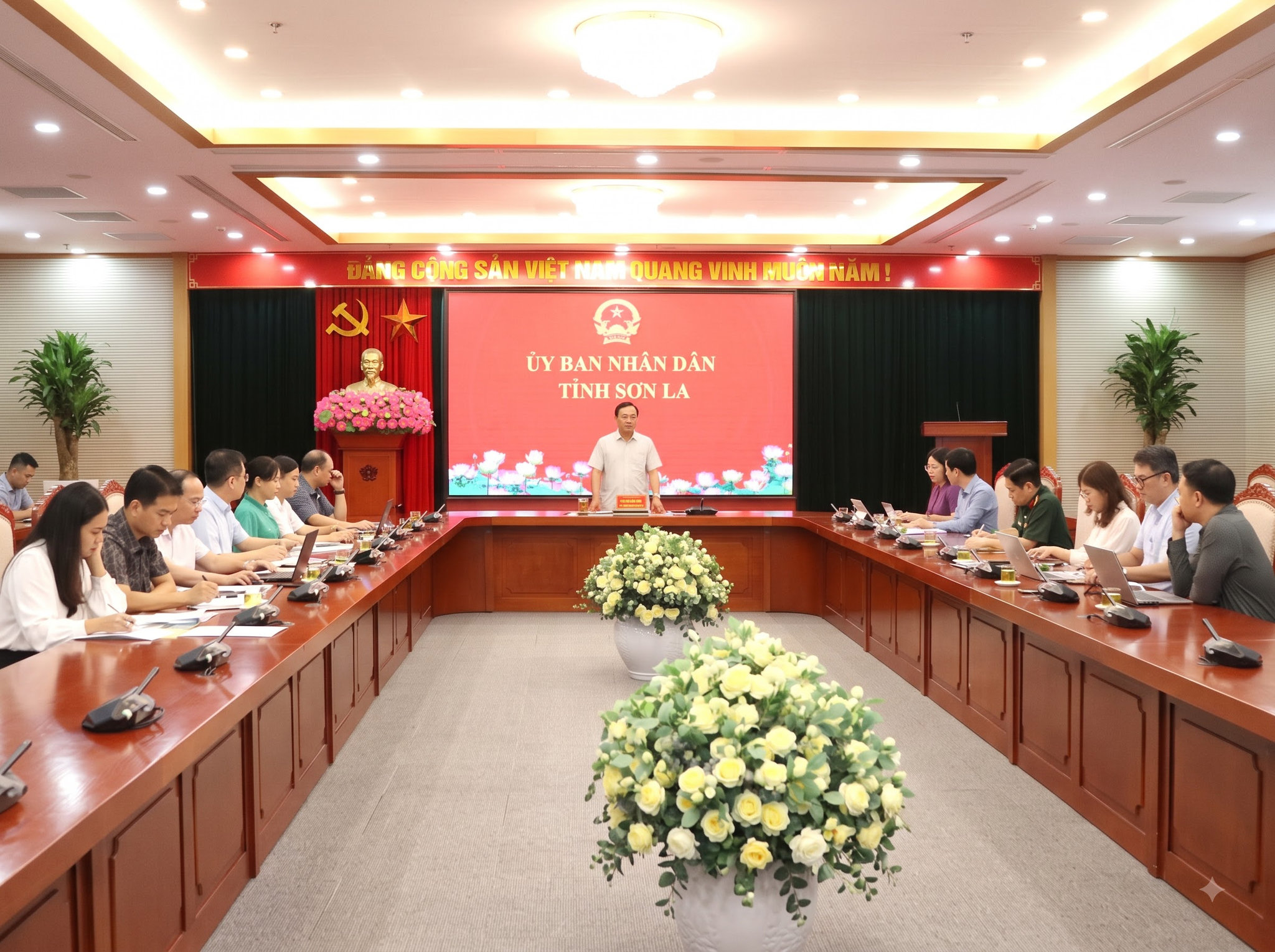 Họp Ban Chỉ đạo tổ chức Đại hội Thể dục thể thao các cấp tiến tới Đại hội Thể dục thể thao tỉnh Sơn La lần thứ X năm 2026.