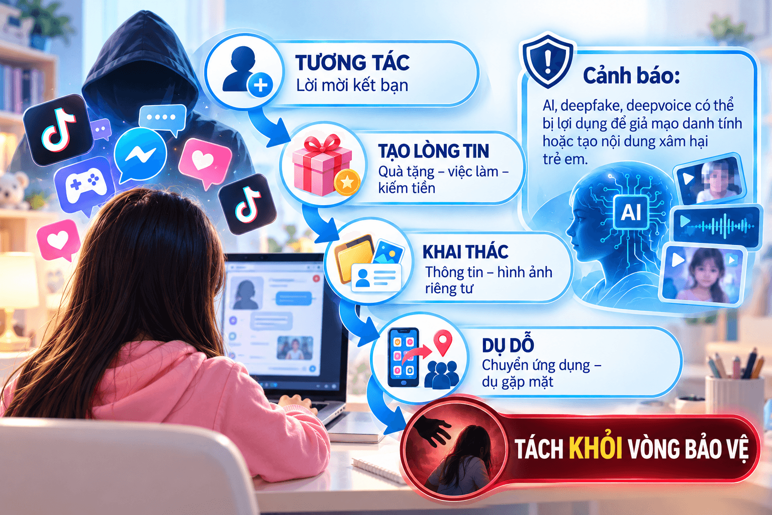 Nguy cơ trên mạng