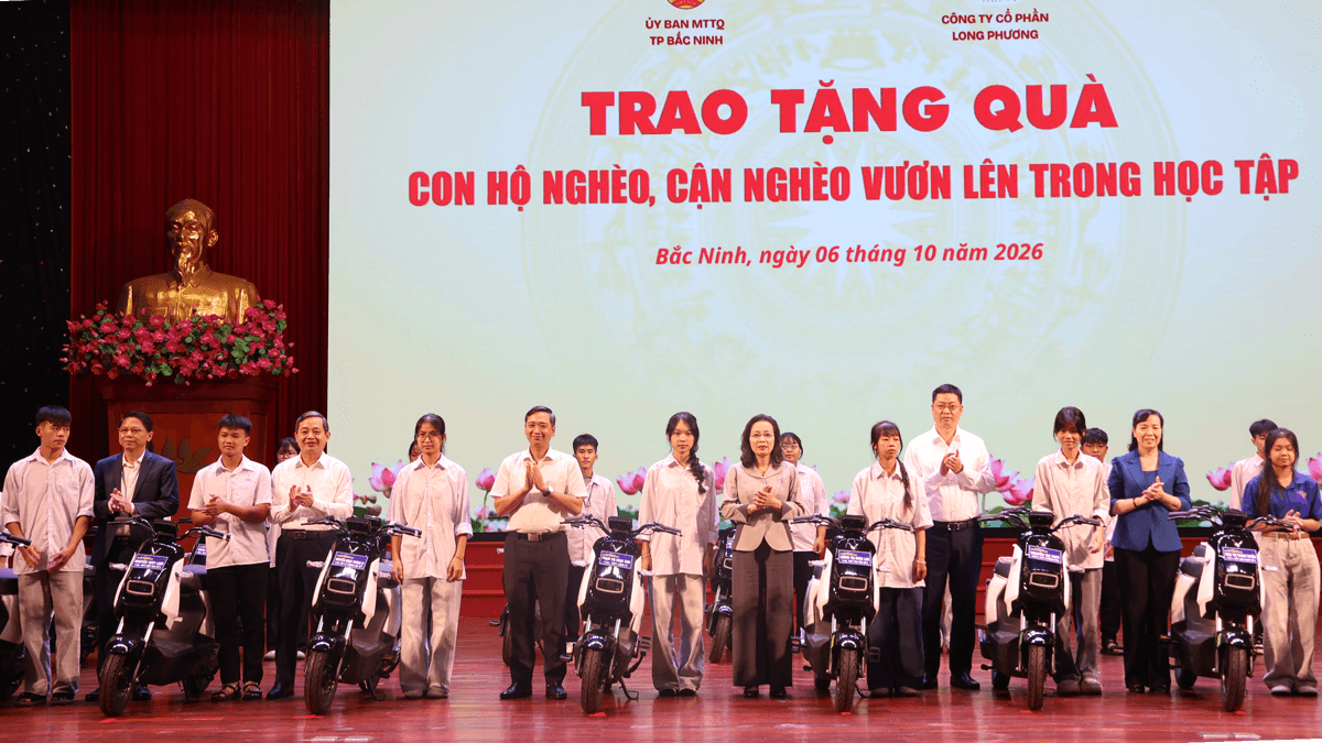trao quà, MTTQ Bắc Ninh