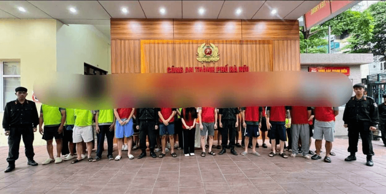 Các đối tượng bị cơ quan Công an bắt giữ, khởi tố trong vụ án.