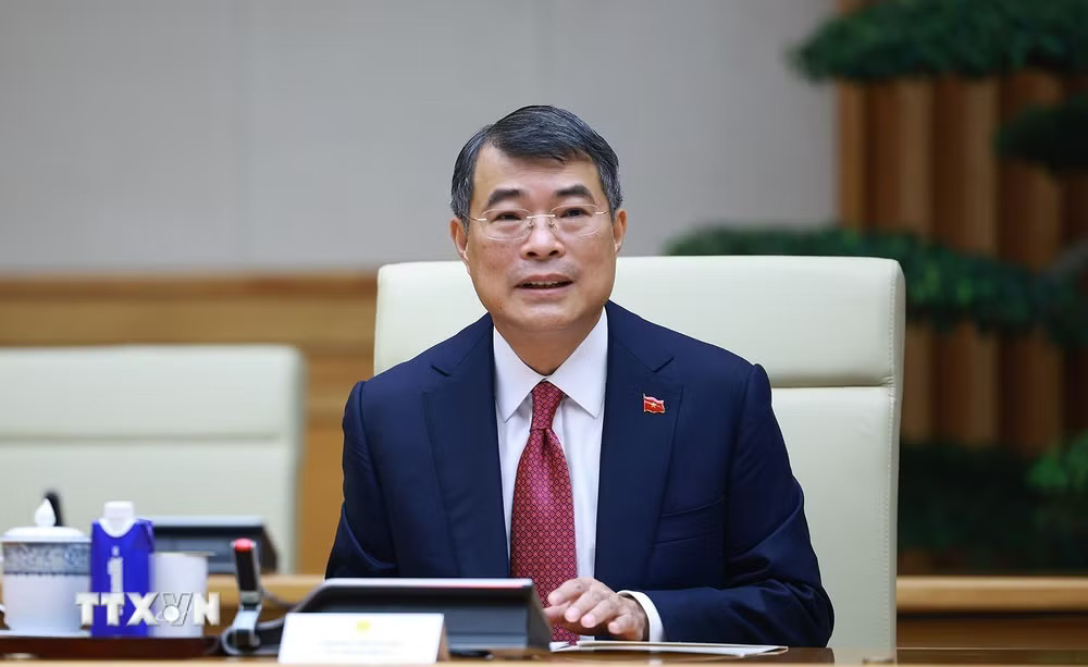 Thủ tướng Lê Minh Hưng phát biểu. (Ảnh: Dương Giang/TTXVN) ttxvn_thu-tuong-le-minh-hung-hoi-kien-tong-thong-panama-8.jpg