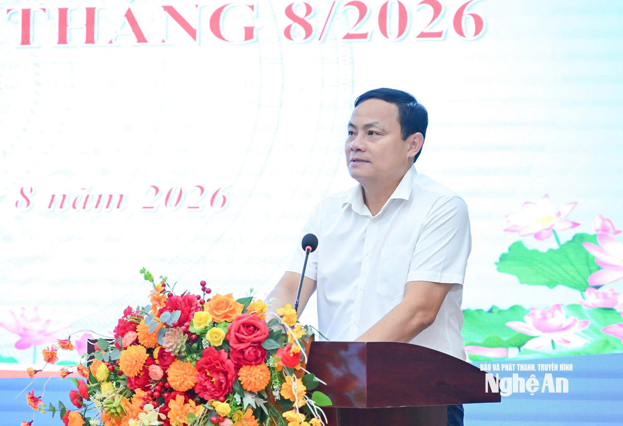 Ông Phạm Ngọc Cảnh, Phó Trưởng ban Tuyên giáo và Dân vận Tỉnh ủy Nghệ An