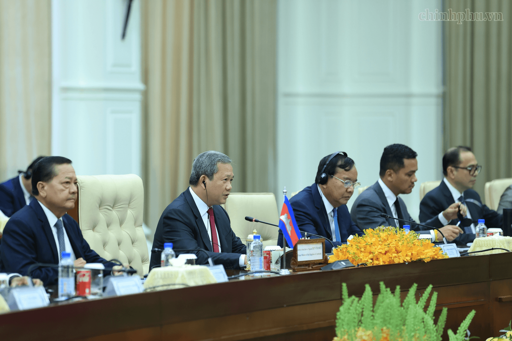 Thủ tướng Lê Minh Hưng hội đàm với Thủ tướng Campuchia Hun Manet- Ảnh 5.
