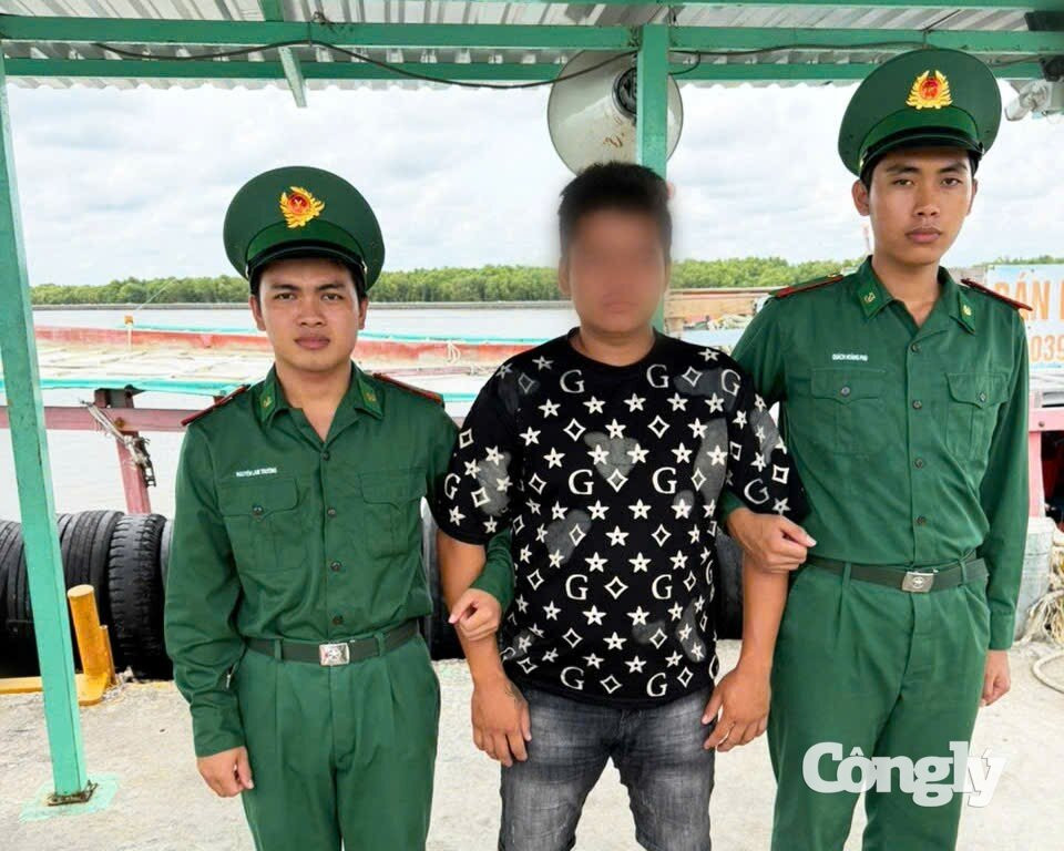 Lực lượng Đồn Biên phòng Gành Hào phát hiện đối tượng Bùi Thanh An bị truy tìm.