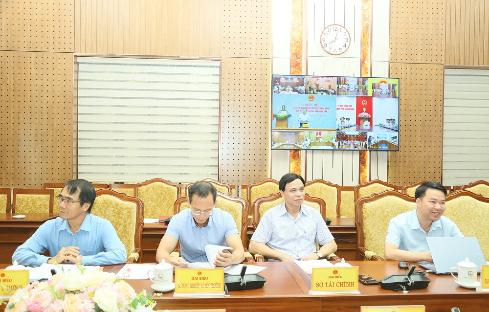 Các đại biểu dự phiên họp tại điểm cầu của tỉnh (3)