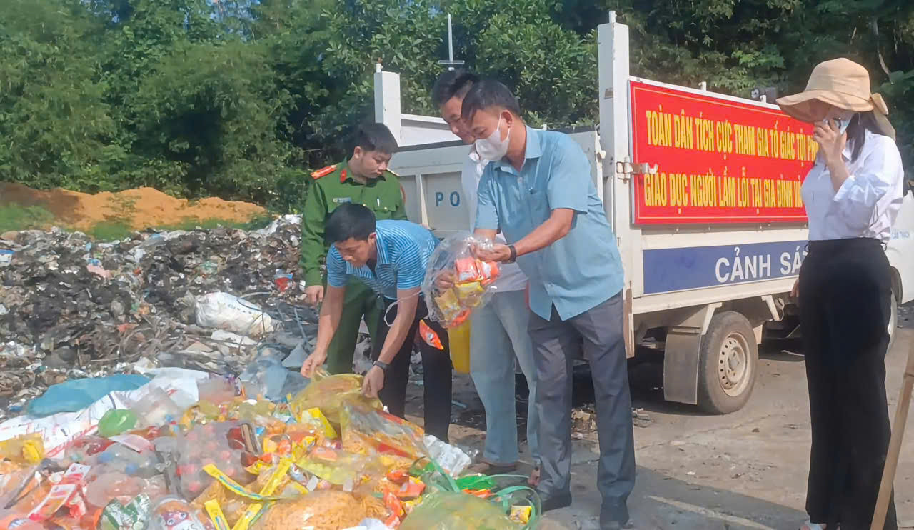 Tổ chức tiêu hủy hàng hóa không đảm bảo quy định