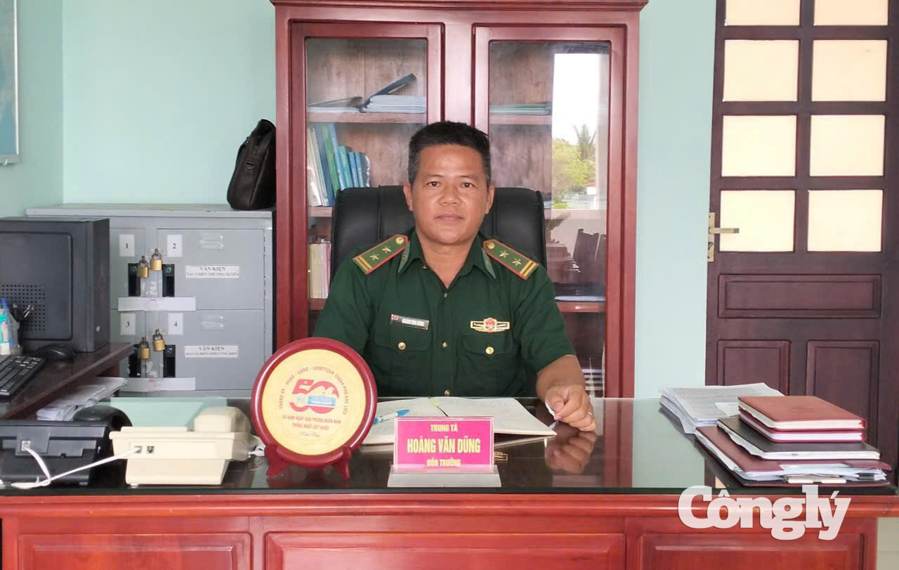 Trung tá Hoàng Văn Dũng, Đồn trưởng Đồn Biên phòng Nhà Mát