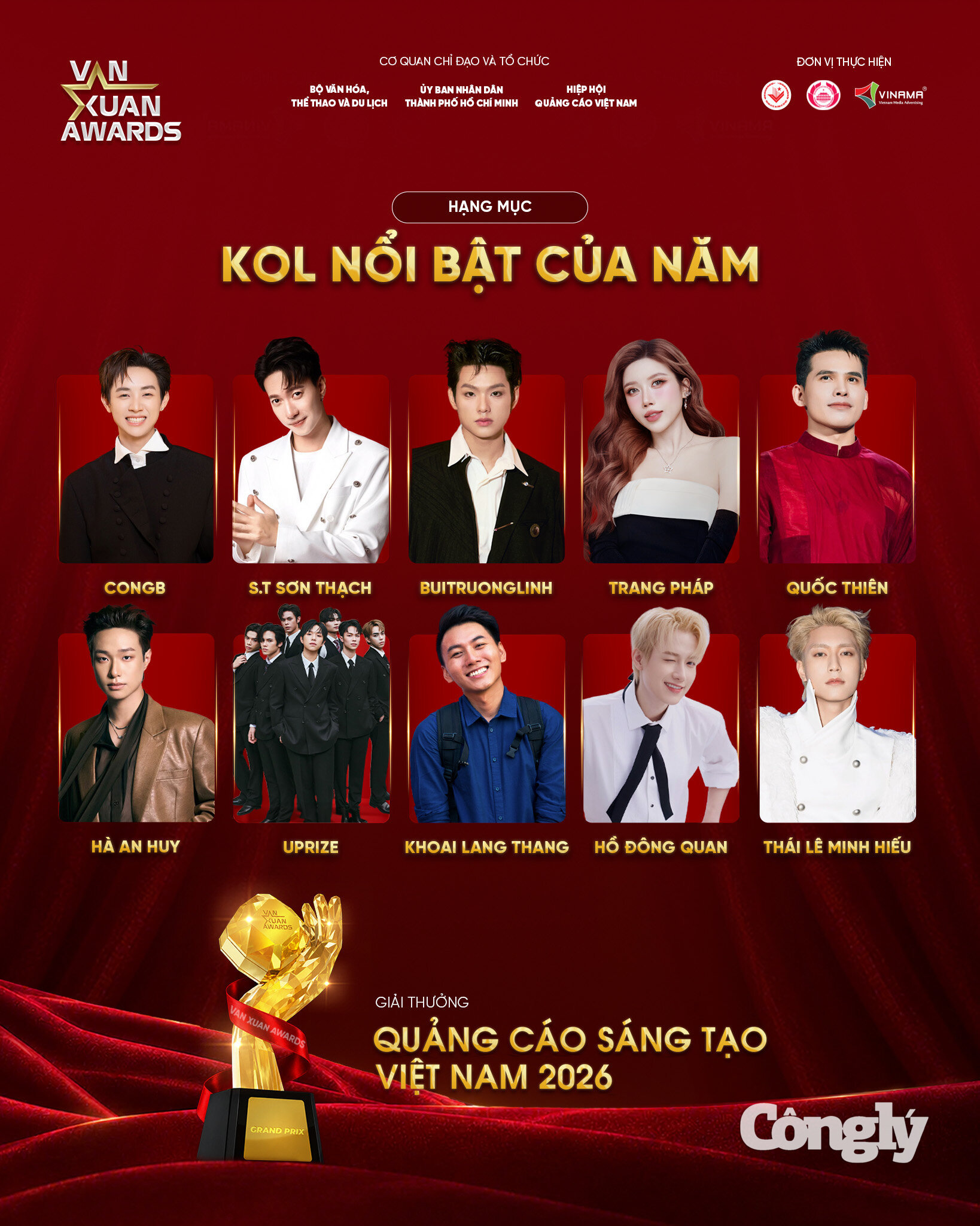 KOL nổi bật của năm