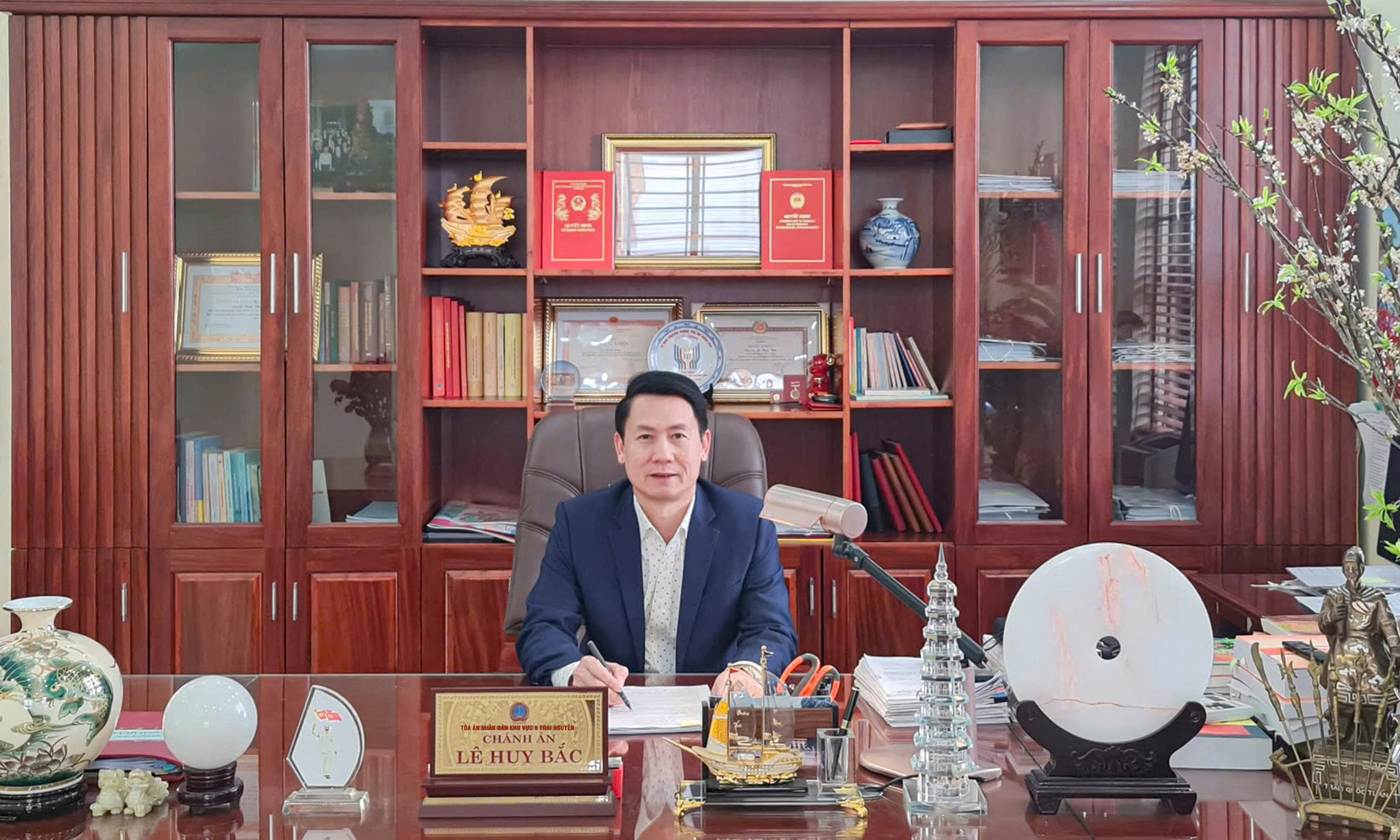 Chánh án TAND khu vực 5 - Thái Nguyên Lê Huy Bắc.
