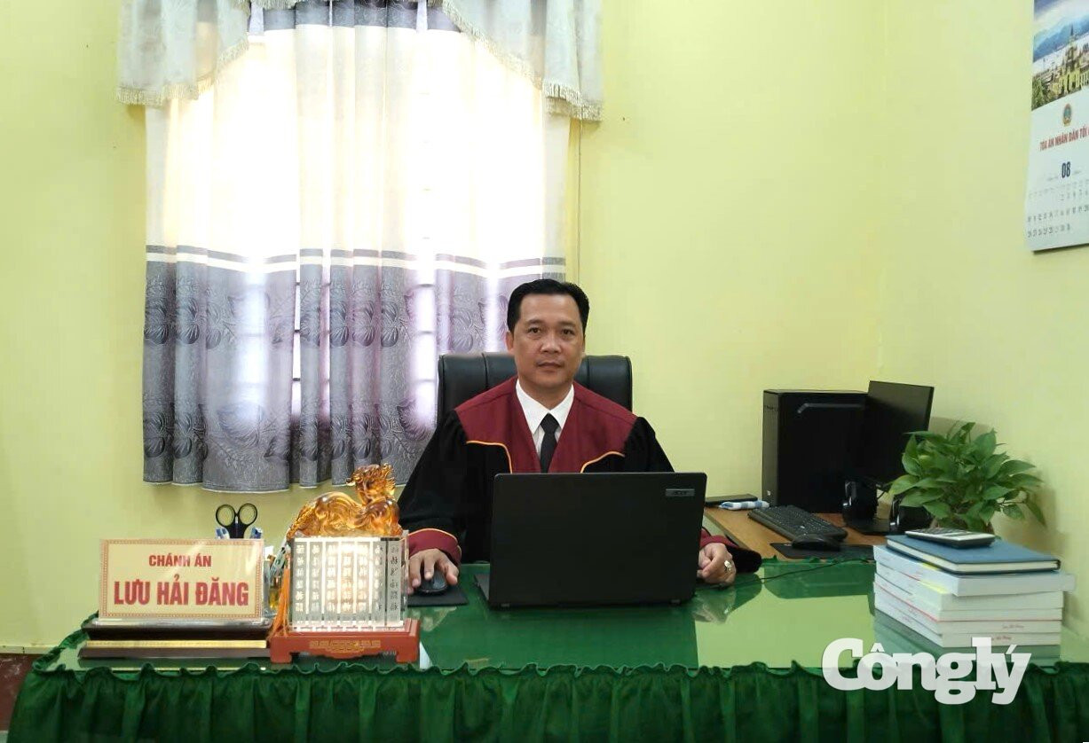 Ông Lưu Hải Đăng, Chánh án TAND khu vực 8 - Cà Mau