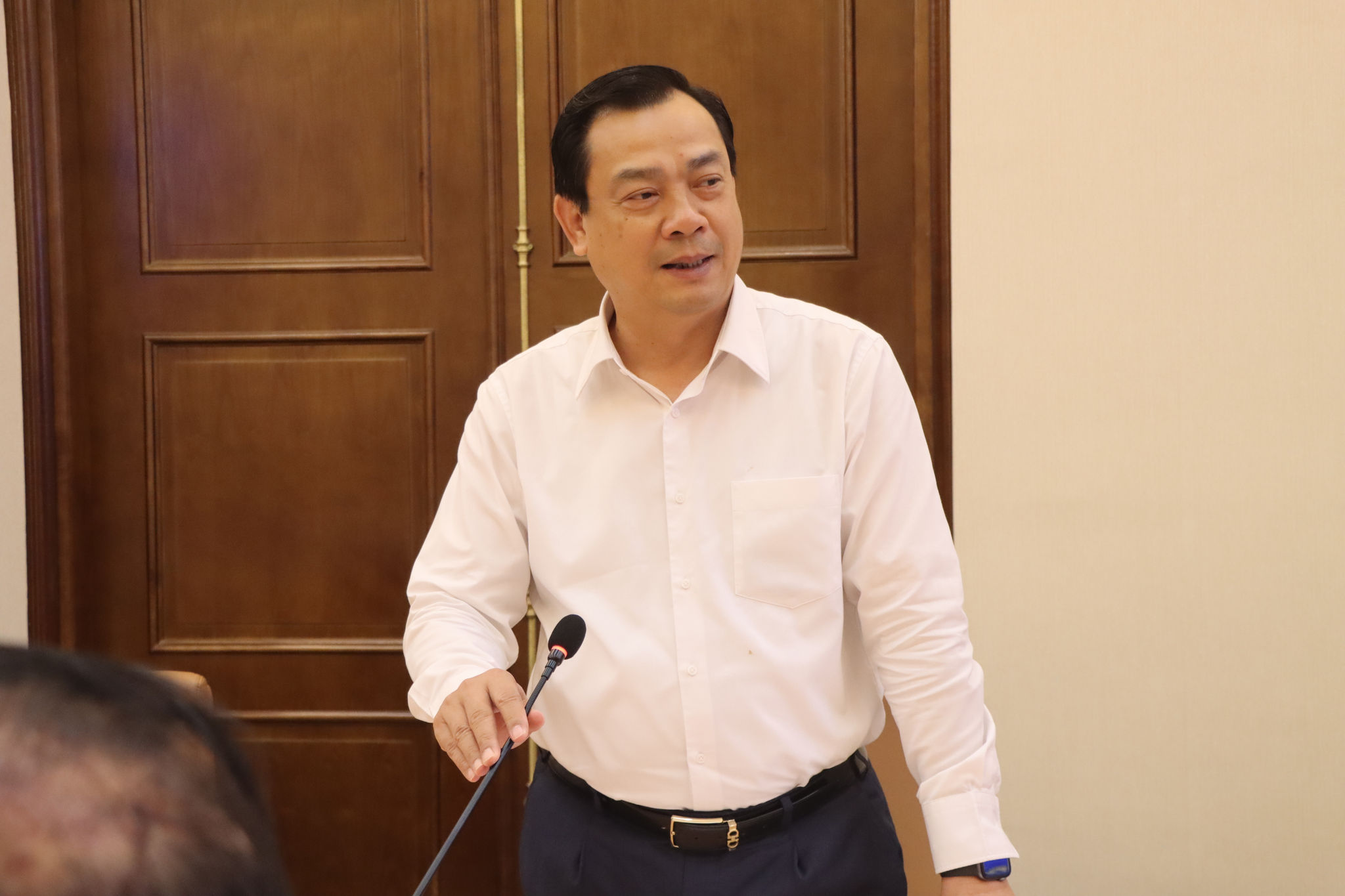 Ông Nguyễn Trùng Khánh, Cục trưởng Cục Du lịch Quốc gia Việt Nam phát biểu tại Lễ ký kết. 