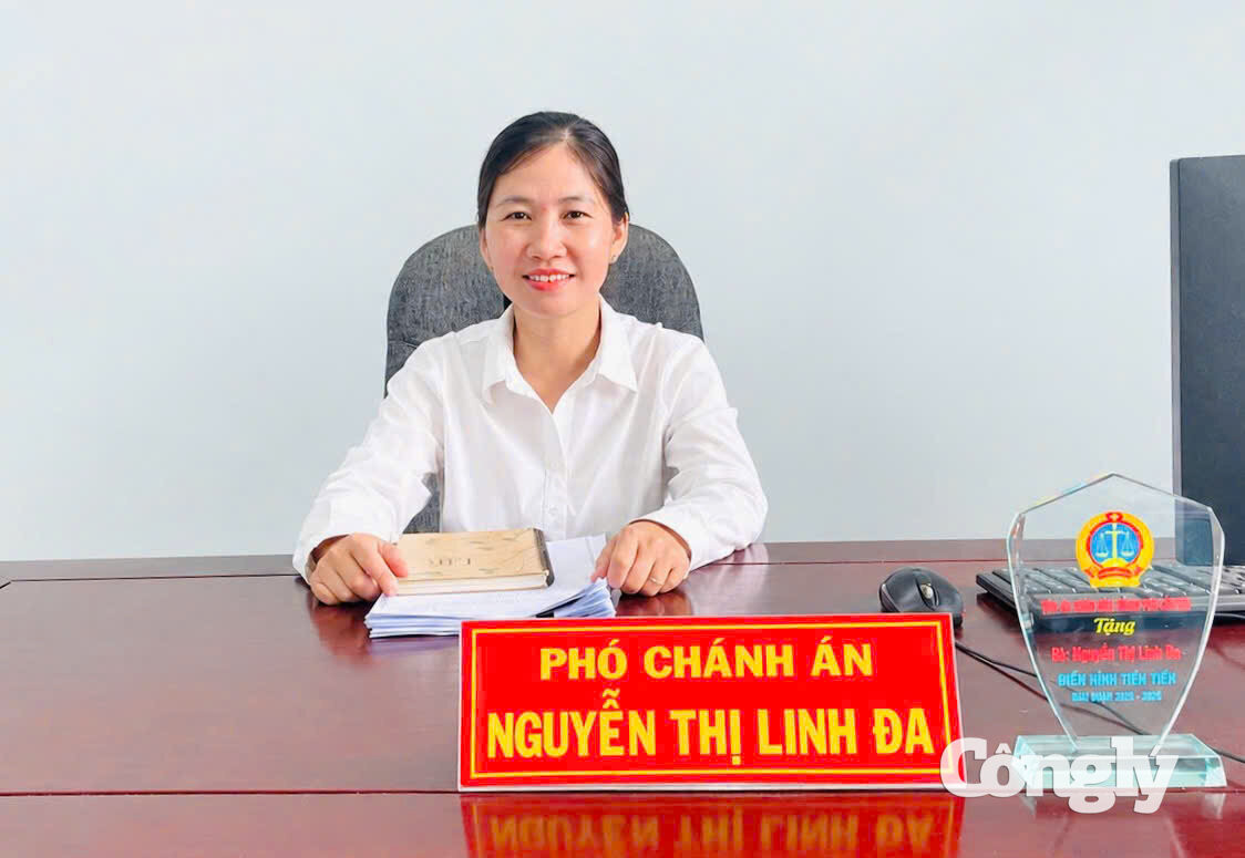 Thẩm phán Nguyễn Thị Linh Đa, Phó Chánh án TAND khu vực 10 - Cần Thơ.