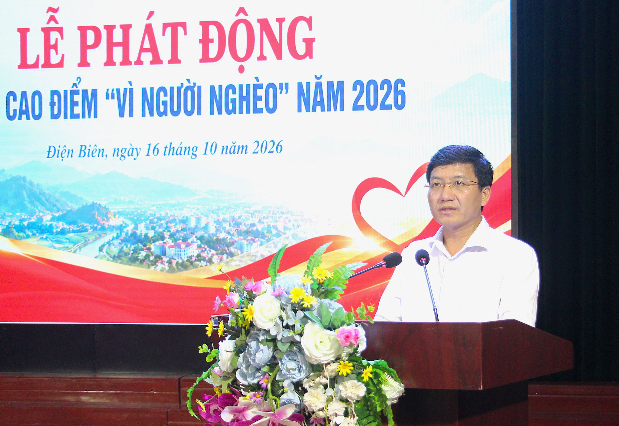 Chủ tịch Ủy ban MTTQ Việt Nam tỉnh Điện Biên kêu gọi tập thể, cá nhân ủng hộ Quỹ Vì người nghèo năm 2026.