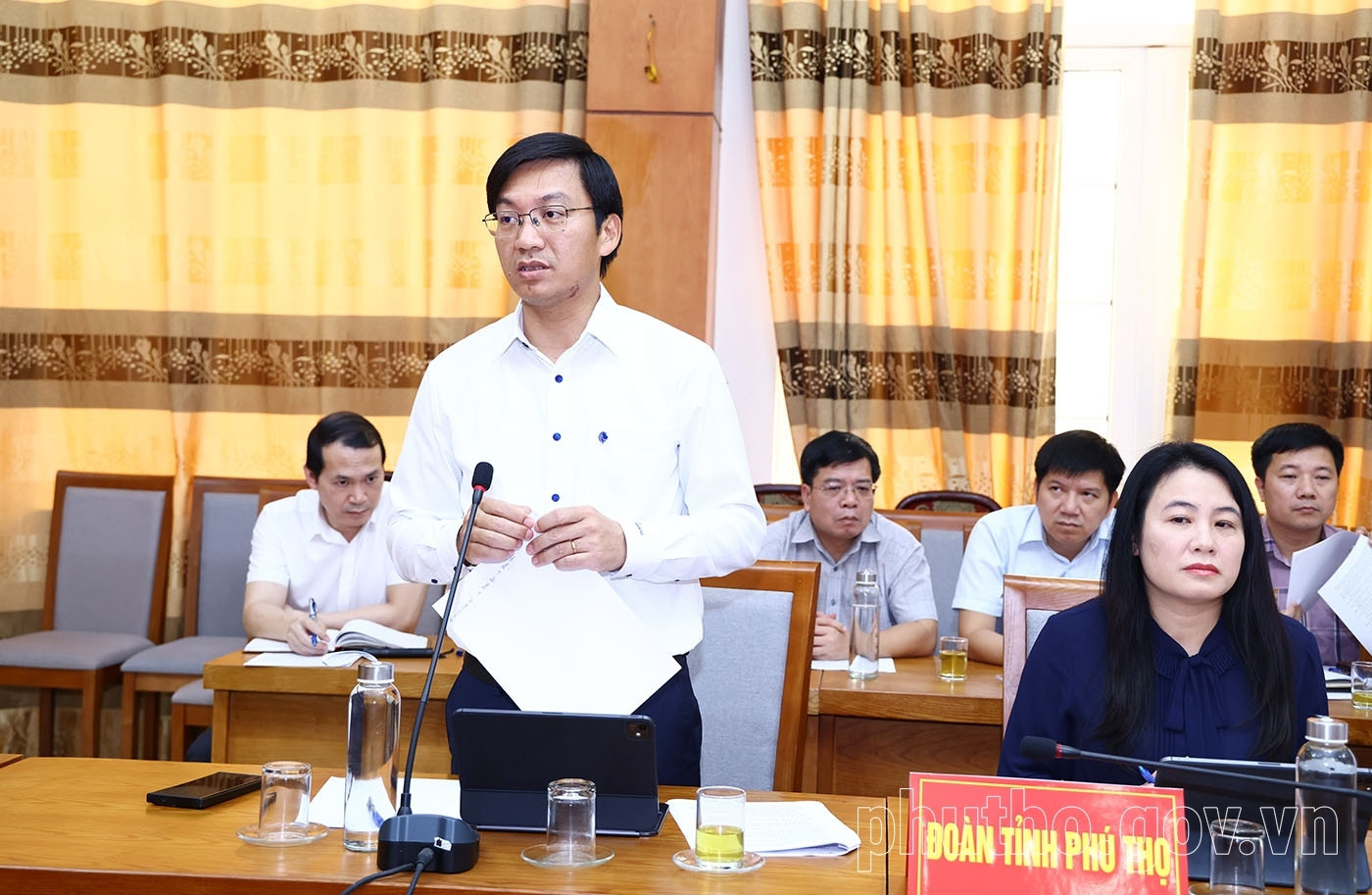Giám đốc Sở Xây dựng Nguyễn Xuân Quang báo cáo đề xuất điều chỉnh quy hoạch