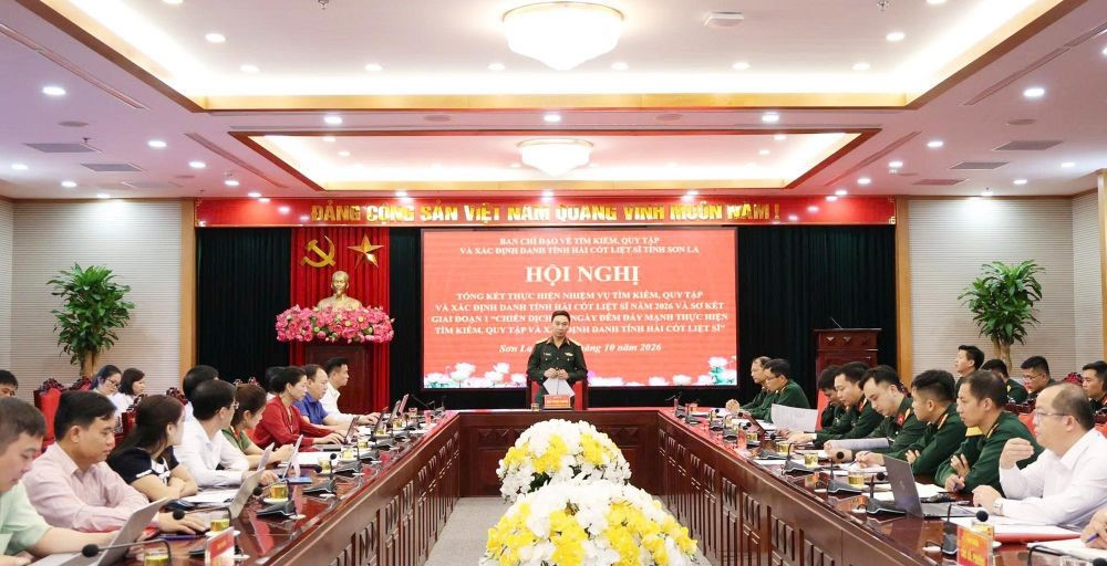 Sơn La tổng kết thực hiện nhiệm vụ tìm kiếm, quy tập và xác định danh tính hài cốt liệt sĩ còn thiếu thông tin năm 2026.