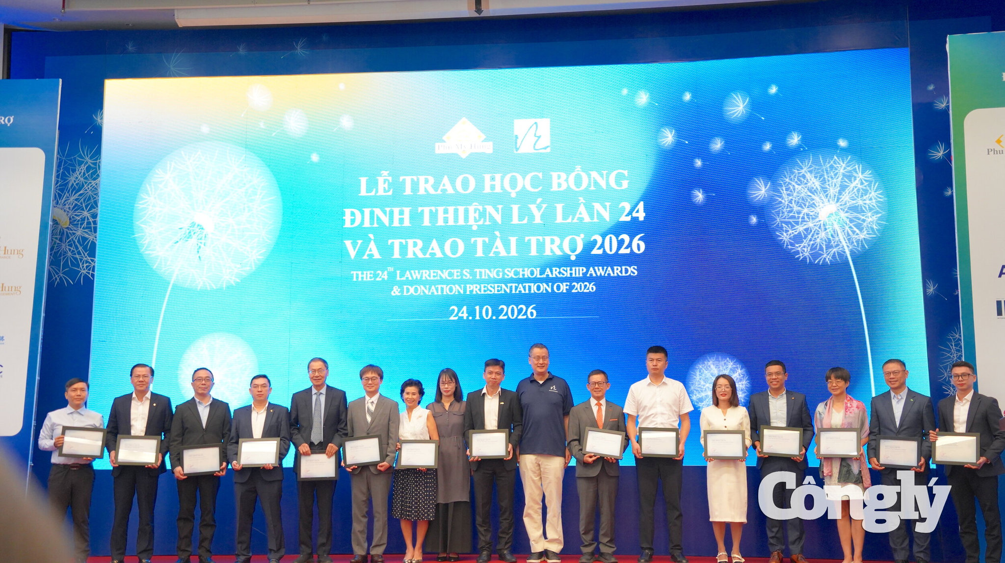Tri ân các đơn vị tài trợ cho Quỹ Đinh Thiện Lý.