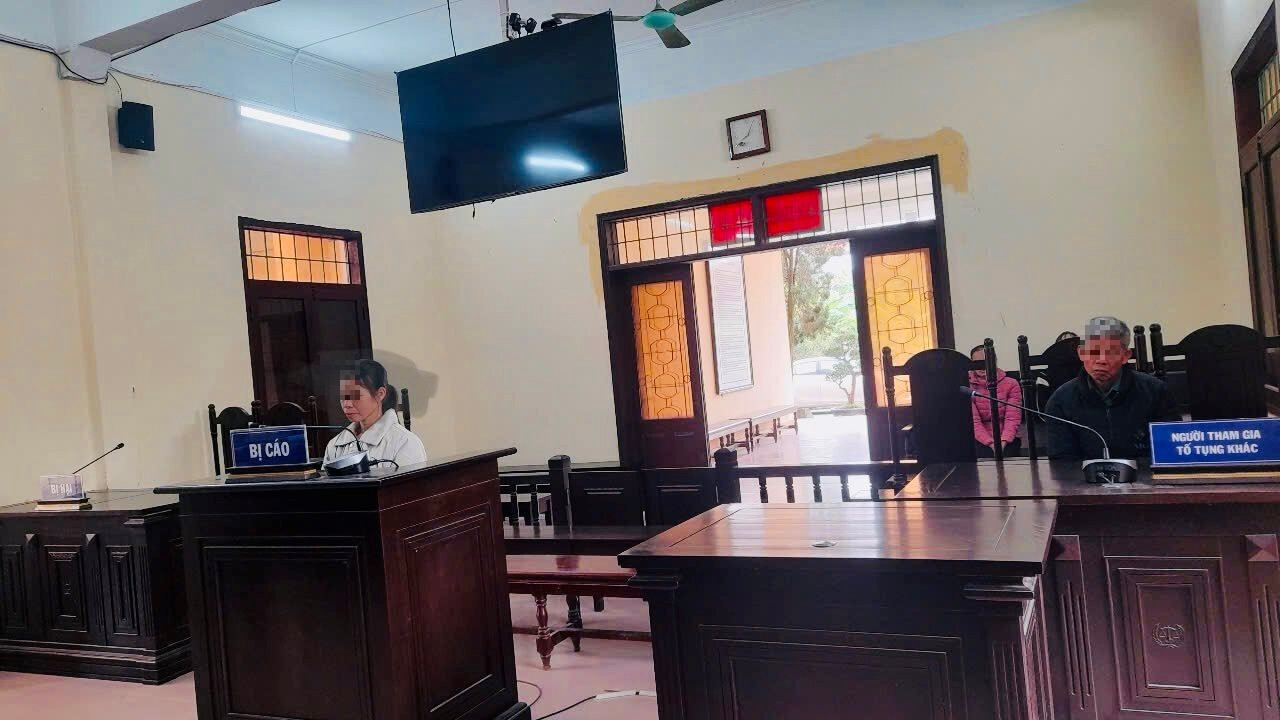 Bị cáo Lê Thị Lý nhận mức án 6 tháng tù về tội giao cho người không đủ điều kiện điều khiển phương tiện tham gia giao thông đường bộ.