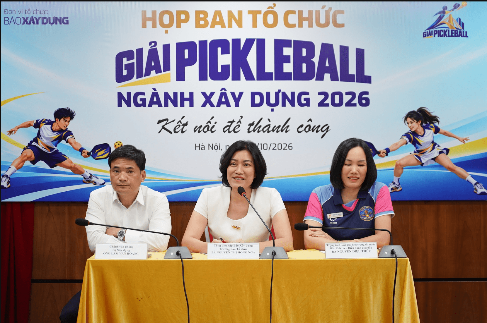 giai Pickleball nganh xay dung 2026