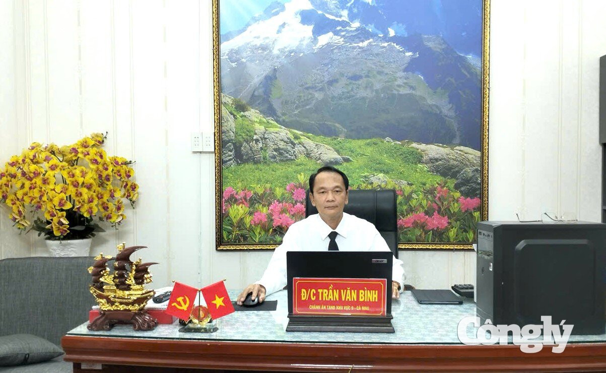 Ông Trần Văn Bình ,Chánh án TAND khu vực 9 - Cà Mau
