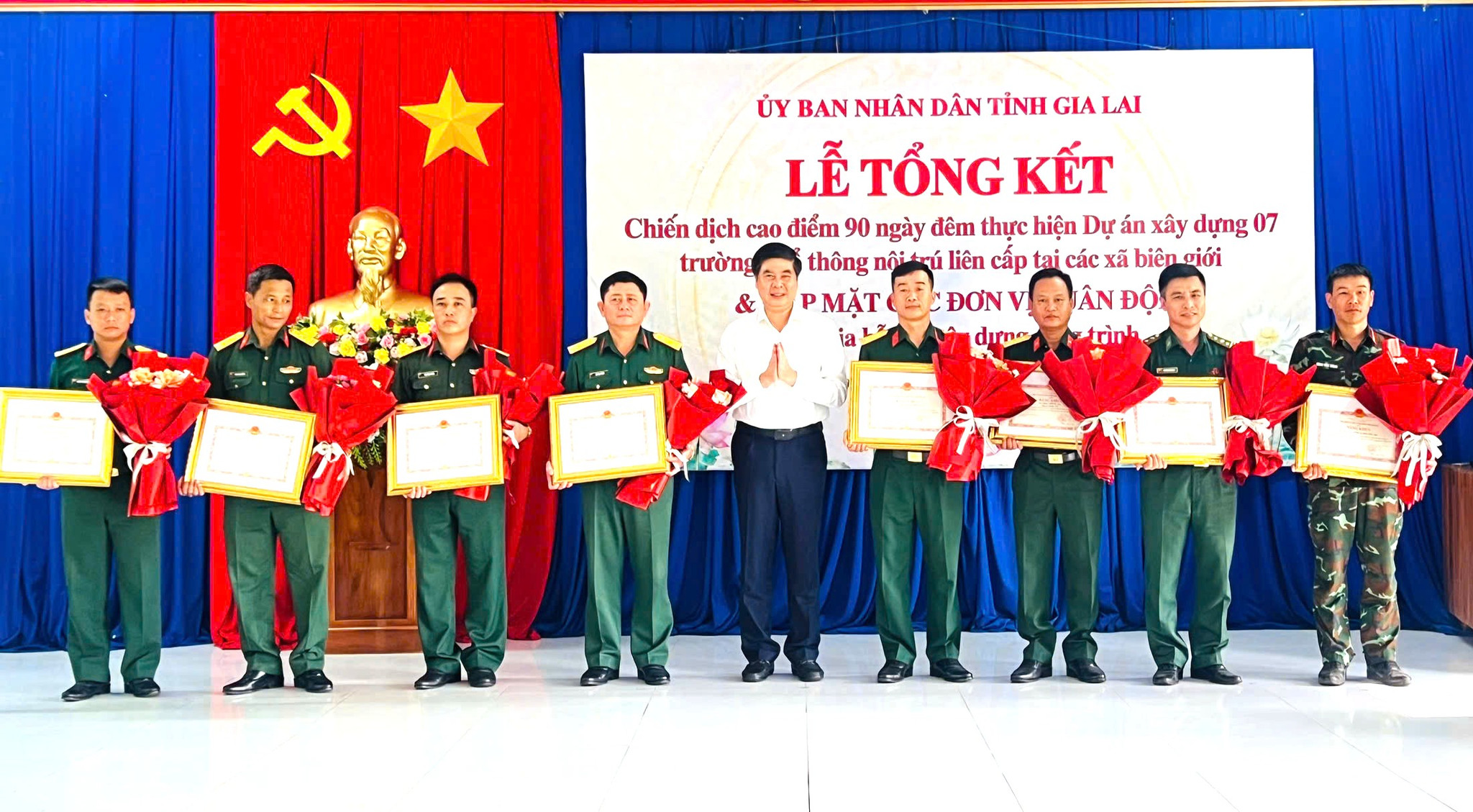 Chiến dịch cao điểm xây dựng trường học biên giới. Cán bộ, chiến sĩ góp hơn 77 nghìn ngày công 1