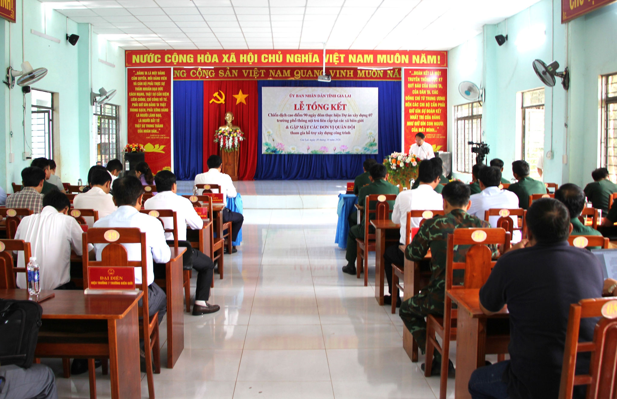 Chiến dịch cao điểm xây dựng trường học biên giới. Cán bộ, chiến sĩ góp hơn 77 nghìn ngày công 2