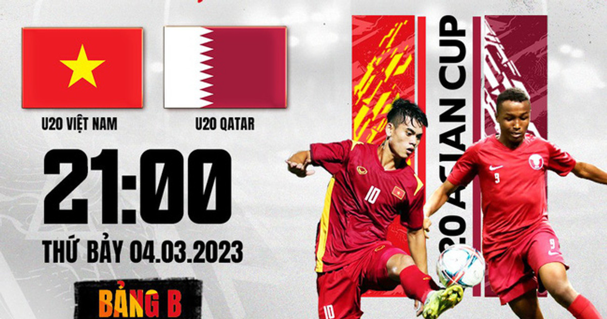 VCK U20 châu Á 2023: U20 Việt Nam quyết tâm dành điểm trước Qatar
