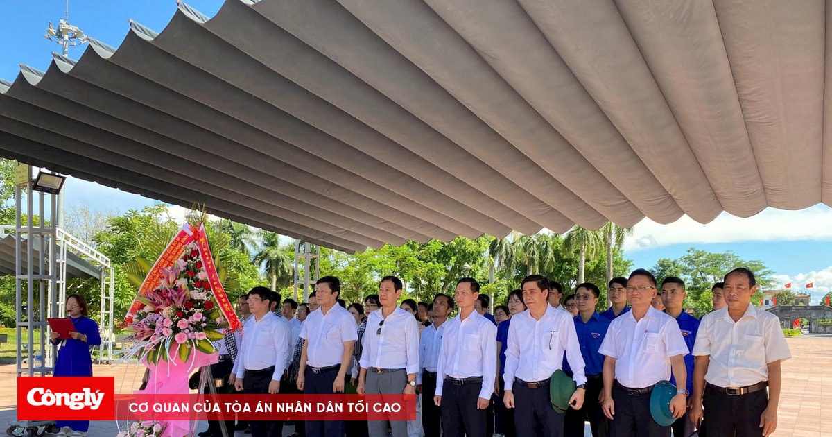 Hành trình về nguồn của Cụm Thi đua số VI TANDTC