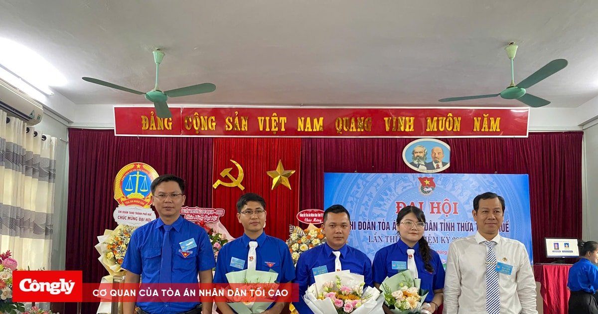 Đại hội chi đoàn TAND tỉnh Thừa Thiên Huế nhiệm kỳ 2024-2027