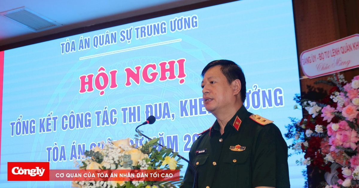 Tòa án quân sự Trung ương tổng kết công tác thi đua năm 2024