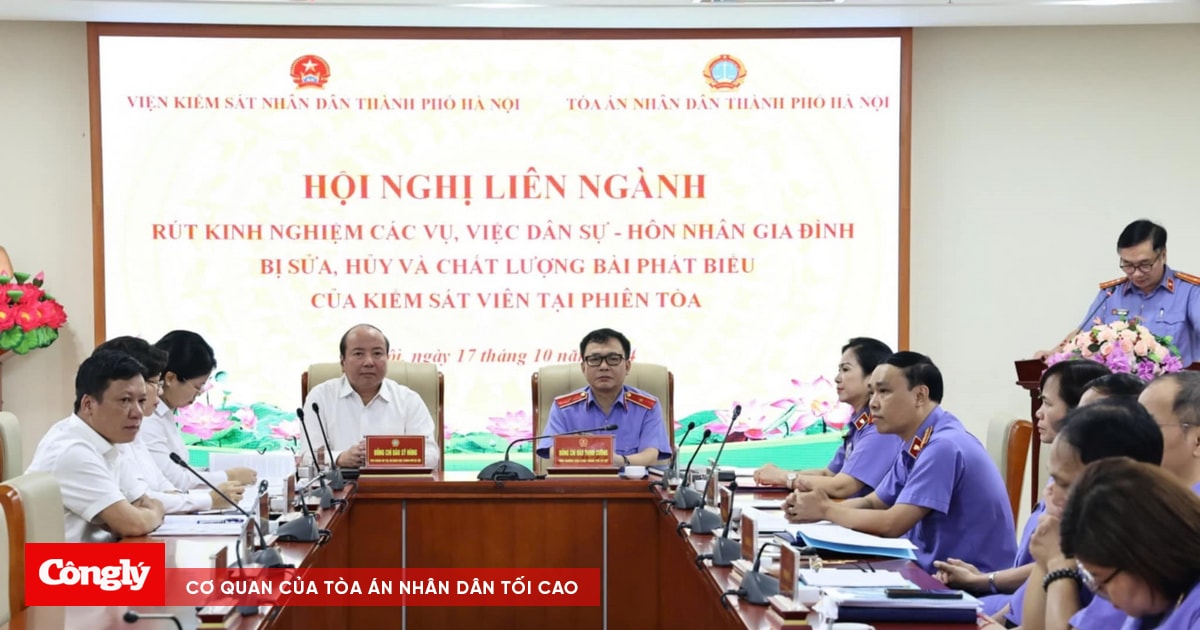 VKSND và TAND TP Hà Nội tăng cường phối hợp giải quyết án dân sự