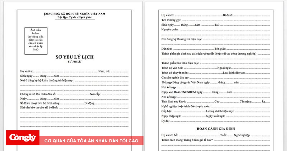 Chứng thực sơ yếu lý lịch có phải về quê không?