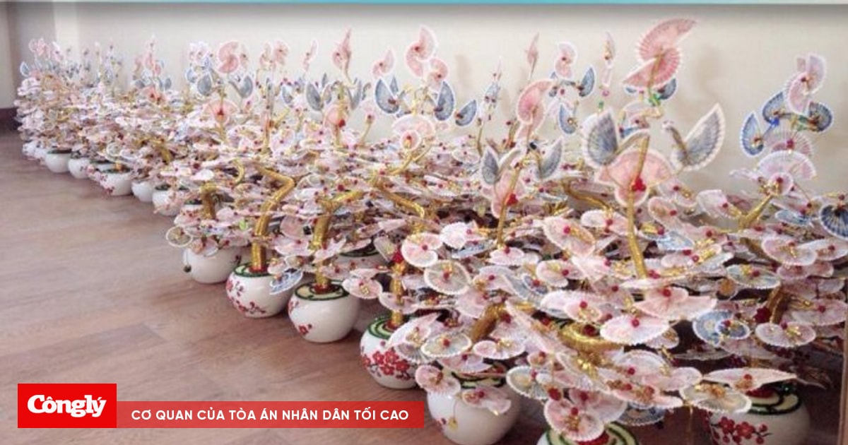 Bán cây tài lộc trang trí bằng tiền thật có vi phạm không?