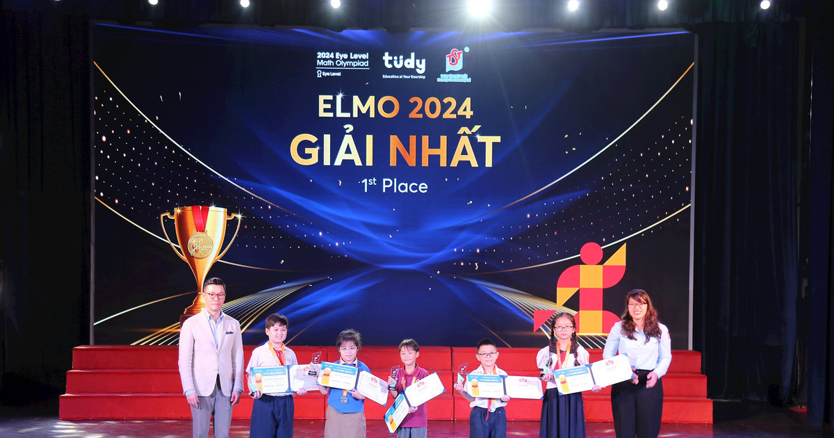 TP.HCM: Trao 250 giải cho cuộc thi Toán quốc tế ELMO